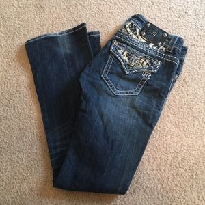 Miss me jeans size 27 easy boot